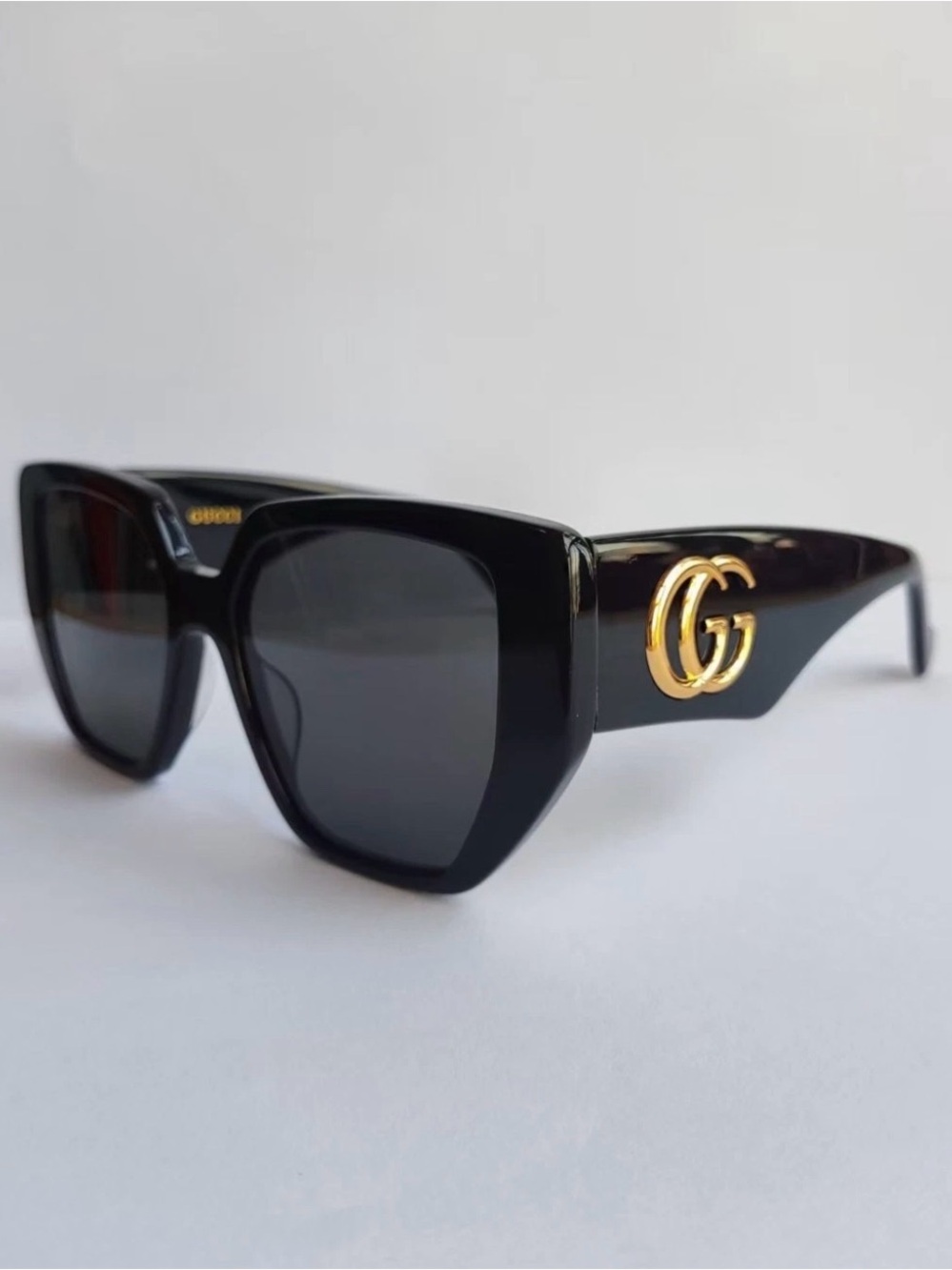 Gucci Women Black Oversized Square Sunglasses New with Box! - Picture 8 of 8